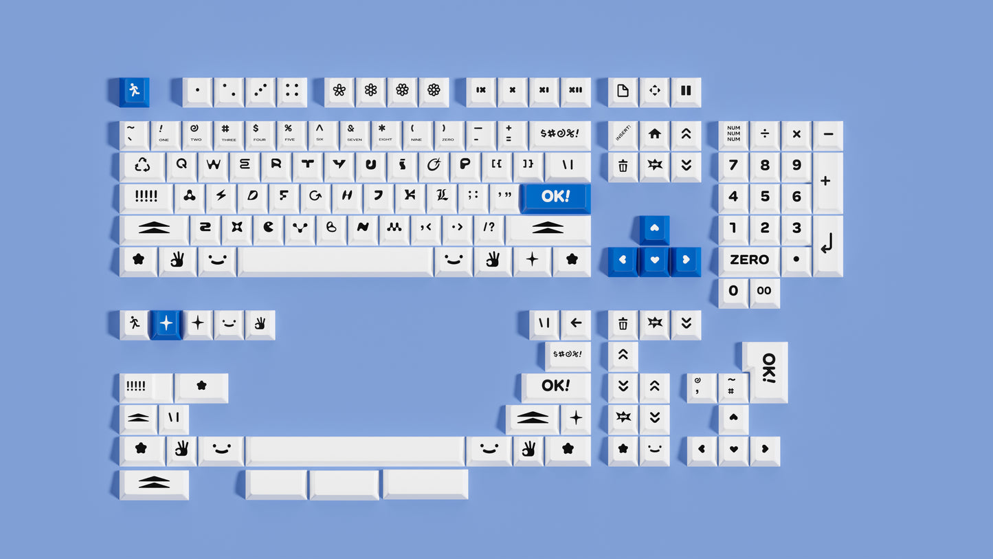 duoQ x OK SUPER DAY - KEYCAPS