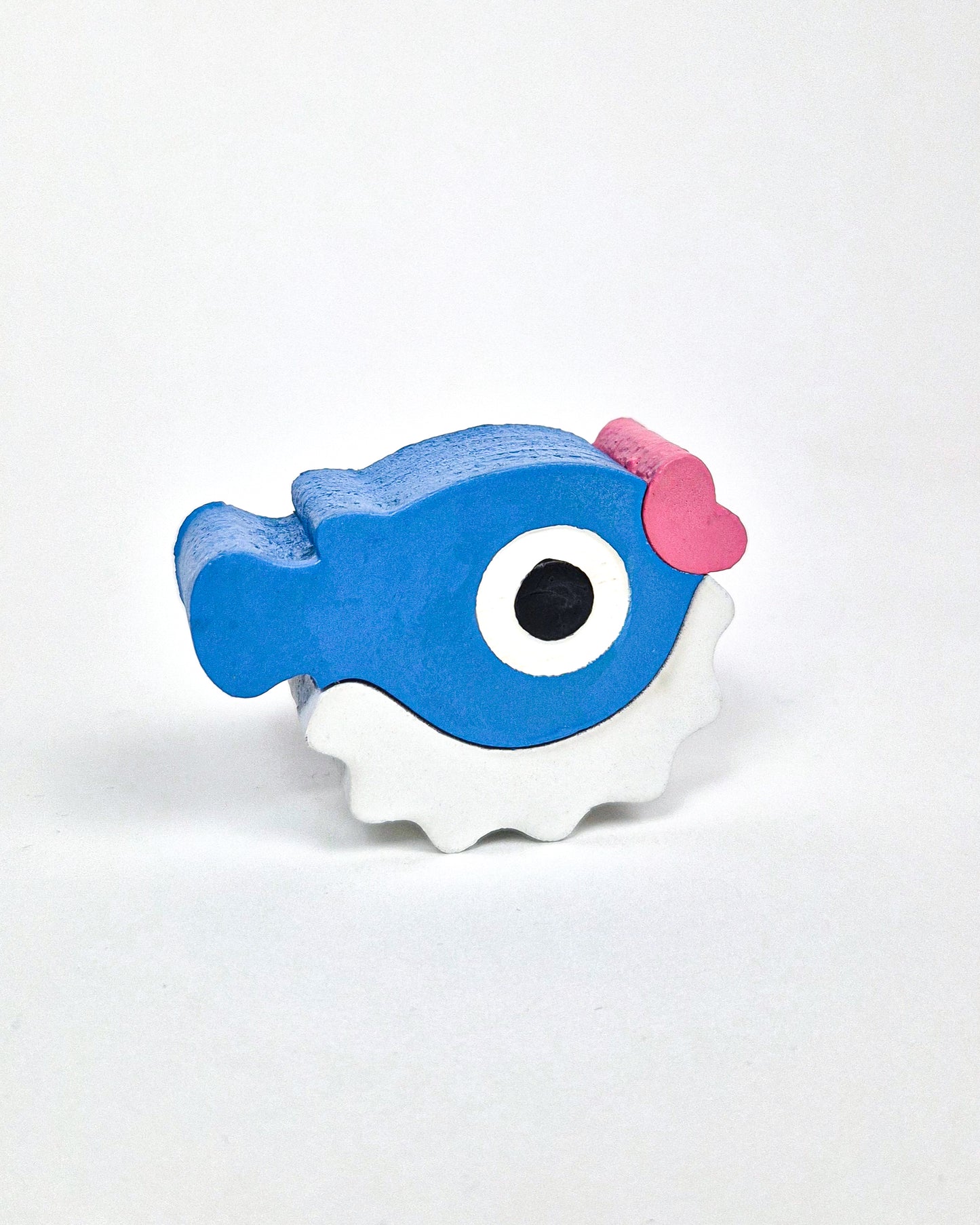 PUFFERFISH WOODEN FIGURE (1pc)