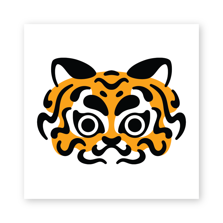 TIGER HEAD — PRINT