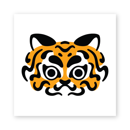 TIGER HEAD — PRINT