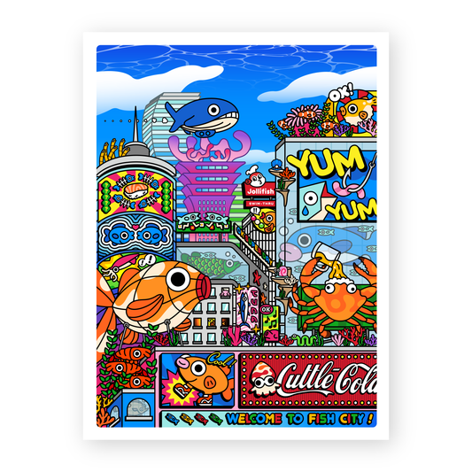 FISH CITY — POSTER