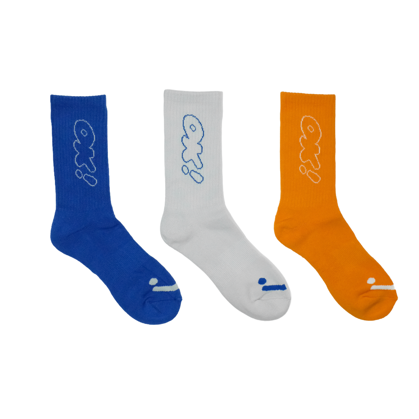 OK SMILEY SOCKS (1 PAIR)